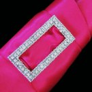 Crystal Rectangle Buckle Bouquet Jewelry 2195