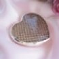 Pink Crystal Glitter Compact Heart Mirror 83621