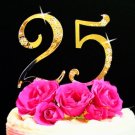 Small Number Birthday Anniversary Wedding Cake Topper Set