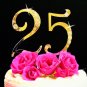 Small Number Birthday Anniversary Wedding Cake Topper Set