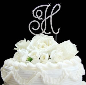 Small Initial Cake Top Jewelry