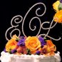 Monogram Wedding Cake Top Set