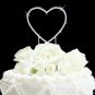 Single Heart Wedding or Anniversary Cake Topper
