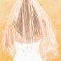 2 Tier 27" and 30" long Embroidered Elbow Veil (V 503)