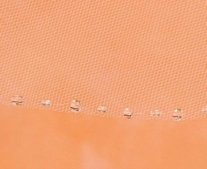 Fingertip Single Layer Beaded Edge Bridal Veil (V 2017)