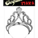 Princess sequin tiara - silver