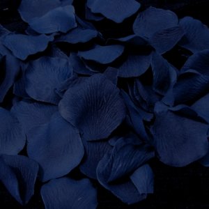 Navy Blue Rose Petals