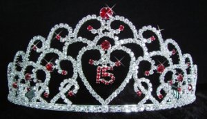 Red Sweet 15 Tiara HP 252
