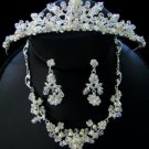 Couture Crystal Matching Jewelry & Tiara Set NE 7224 & HP 7052