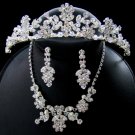 Couture Crystal Matching Jewelry & Tiara Set NE 7201 & HP 7097