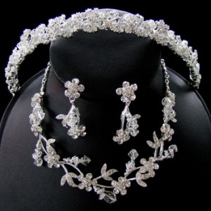 Couture Crystal Matching Tiara Set NE 8100 & HP 8100
