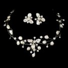Keshi Pearl Couture Necklace Earring Set NE 8134