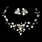 Keshi Pearl Couture Necklace Earring Set NE 8134