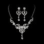 Beautiful Bridal Jewelry Set NE 8322 Silver