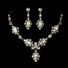 Gold Elegant Bridal Jewelry Set NE 8315