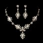 Gold Elegant Bridal Jewelry Set NE 8315