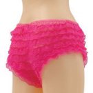 Be wicked ruffle hot pants hot pink medium