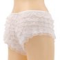 Be wicked ruffle hot pants white small
