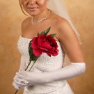 Ring Finger Bridal Glove GL217-12A