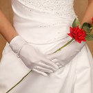Satin Wrist Length Bridal Gloves GLSW