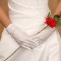 Satin Wrist Length Bridal Gloves GLSW