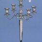 5 Light Candleabra with Floral Bowl 34" Tall