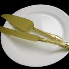 Gold Wedding Anniversary Cake Server Set 3388