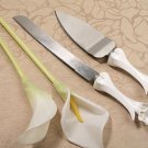 Lily Wedding Cake Server Set