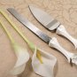 Lily Wedding Cake Server Set
