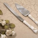 Beach Themed Bridal Wedding Cake Server Set