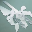 24% Crystal Handle Bridal Paris Wedding Cake Server Set CS 04024