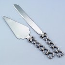 Heart Handle Weddng Cake Server Set CS 25588
