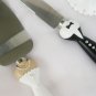 Black Tux Wedding Cake Serving Set CS 437