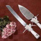 Enchanting Butterfly Wedding Cake Serving Set CS 413