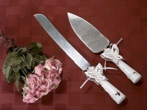 Enchanting Butterfly Wedding Cake Serving Set CS 413