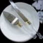 Sweet Fifteen Cake Server Set - Acrylic Handle with Gold Accent CS 15