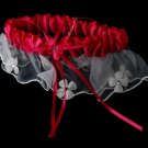 Dainty Fuschia Trimmed Garter 305