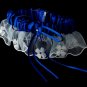 Dainty Royal Blue Trimmed Garter 305