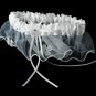 Dainty White Sheer Garter 305