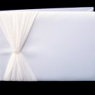 Sheer Organza with Swarovski Crystal Accent Guest Book GB 11