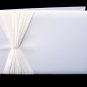 Sheer Organza with Swarovski Crystal Accent Guest Book GB 11
