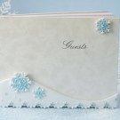 Snowflake Charm Wedding Guestbook
