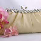 Champagne Satin Bridal Evening Bag EB 302