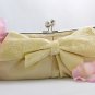 Champagne Matte Satin Bridal Evening Bag EB 301