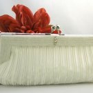 Ivory Satin Bridal Evening Bag EB 304