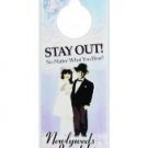Stay out! newlywed privacy door hanger