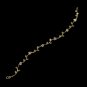 Gold & Cubic Zirconia Vine Bracelet B 2113