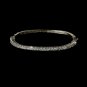 Silver Cubic Zirconia Bangle Bracelet B3532-S