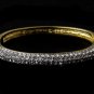 Gold Cubic Zirconia Bangle Bracelet B3107-G