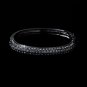 Silver Cubic Zirconia Bangle Bracelet B3107-S